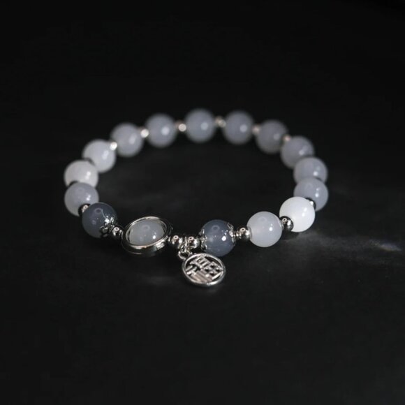 NWT: Grey Moonstone Crystal Blessing Bracelet - Picture 5 of 5